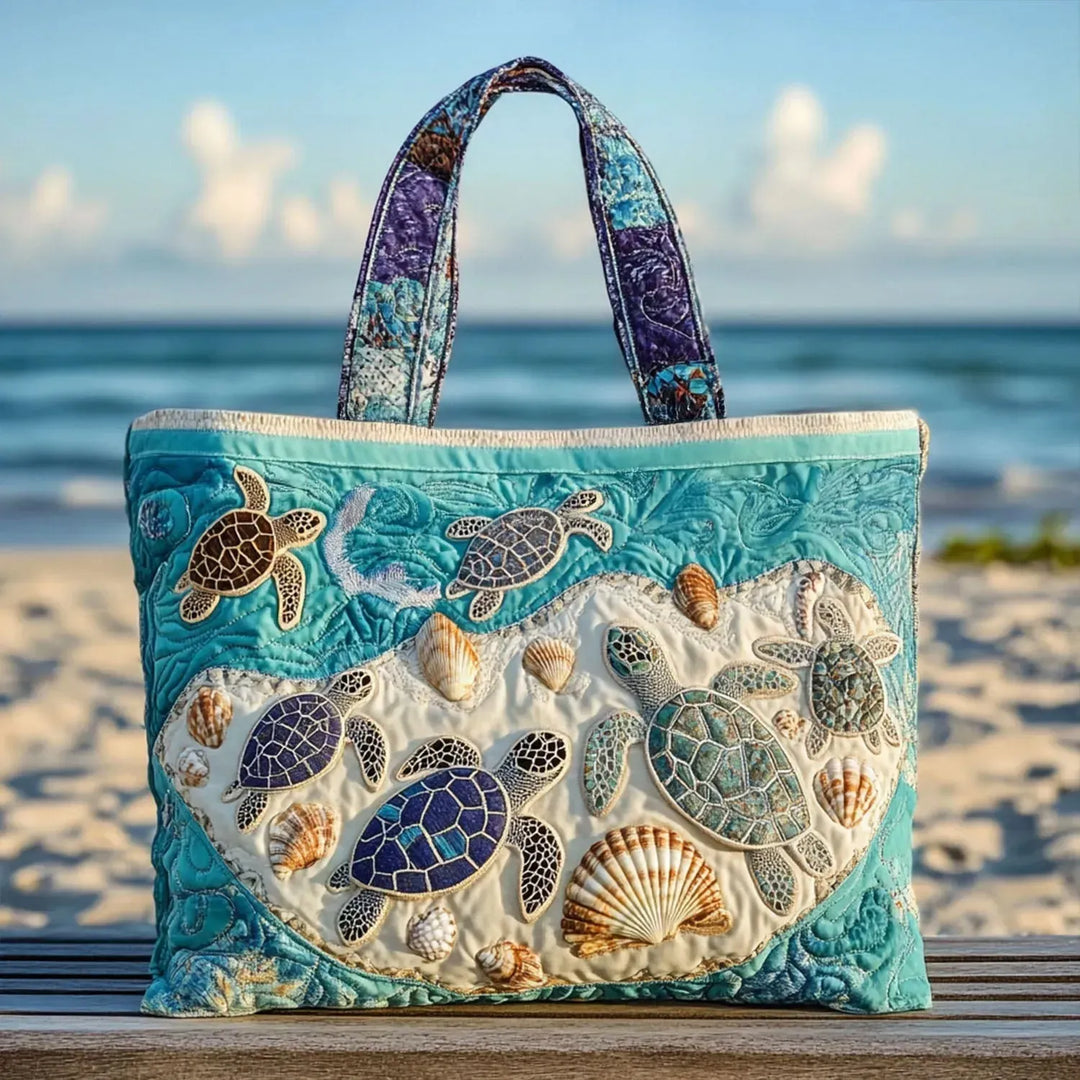 Ocean Art Tote Bag, Elegant Style