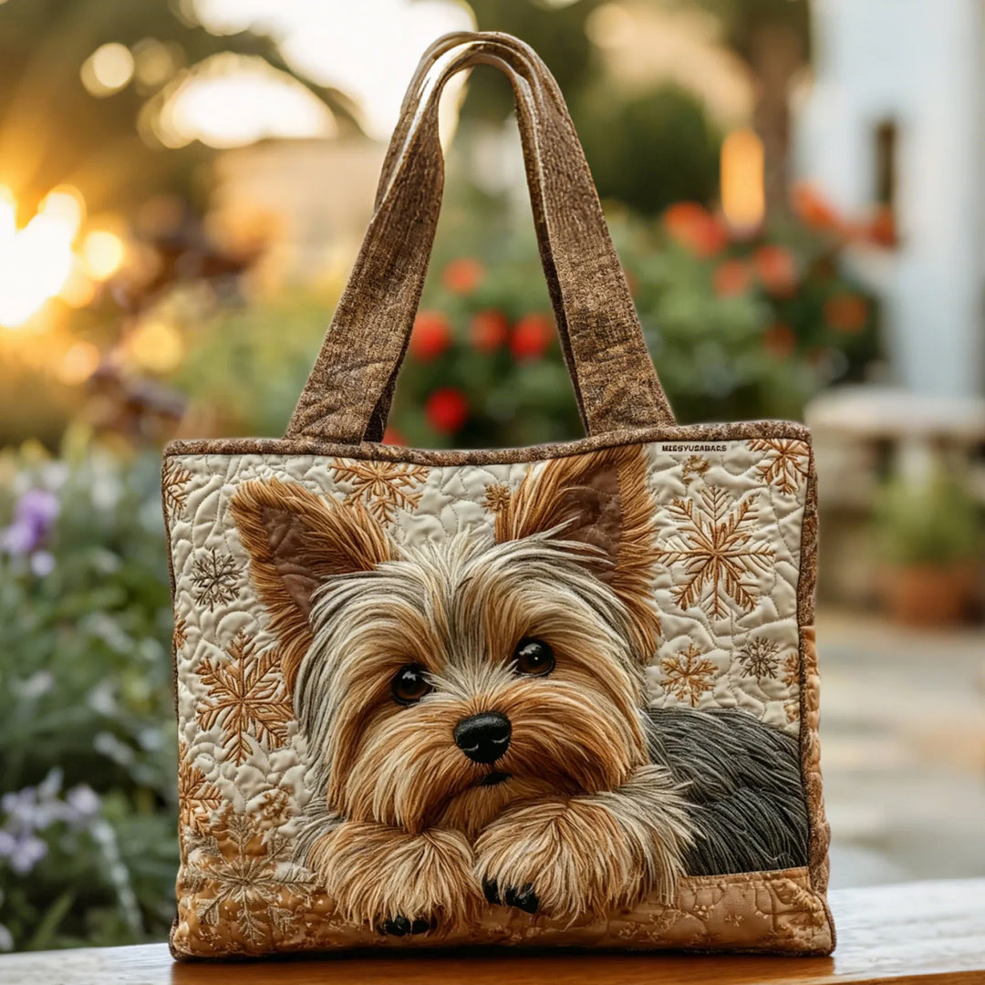 Puppy Art Tote Bag, Stylish Fit