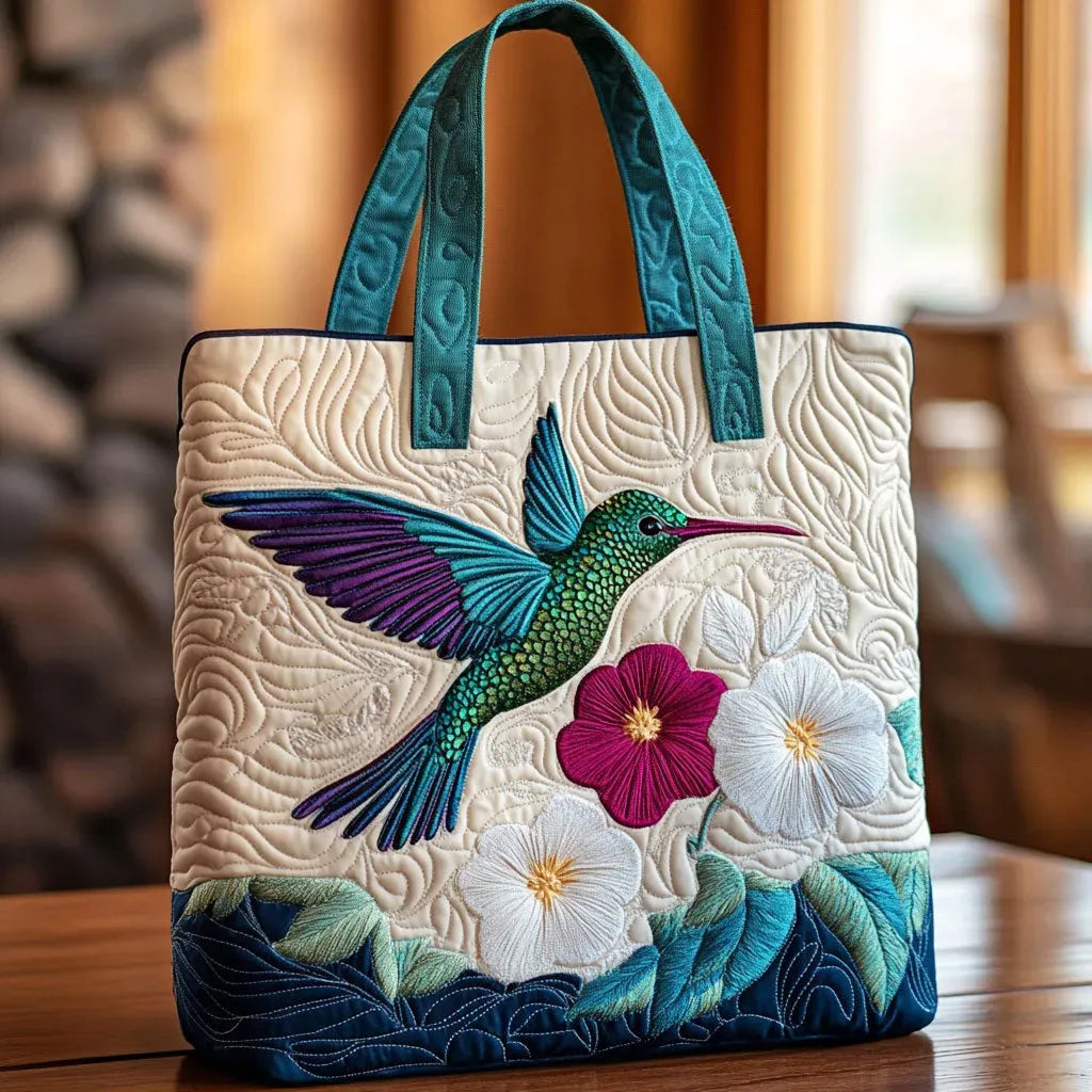 Bird Floral Art Tote Bag, Stylish Style