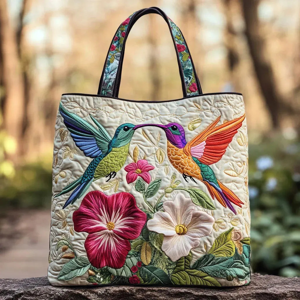 Multicolor Artistic Floral Tote Bag