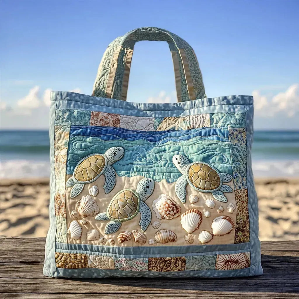 Ocean Turtle Art Tote Bag