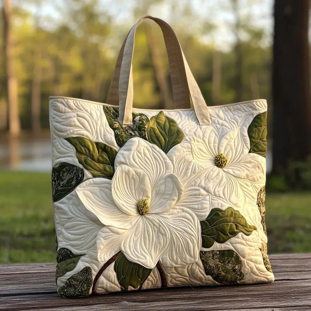 Floral Tote Bag, Elegant Style