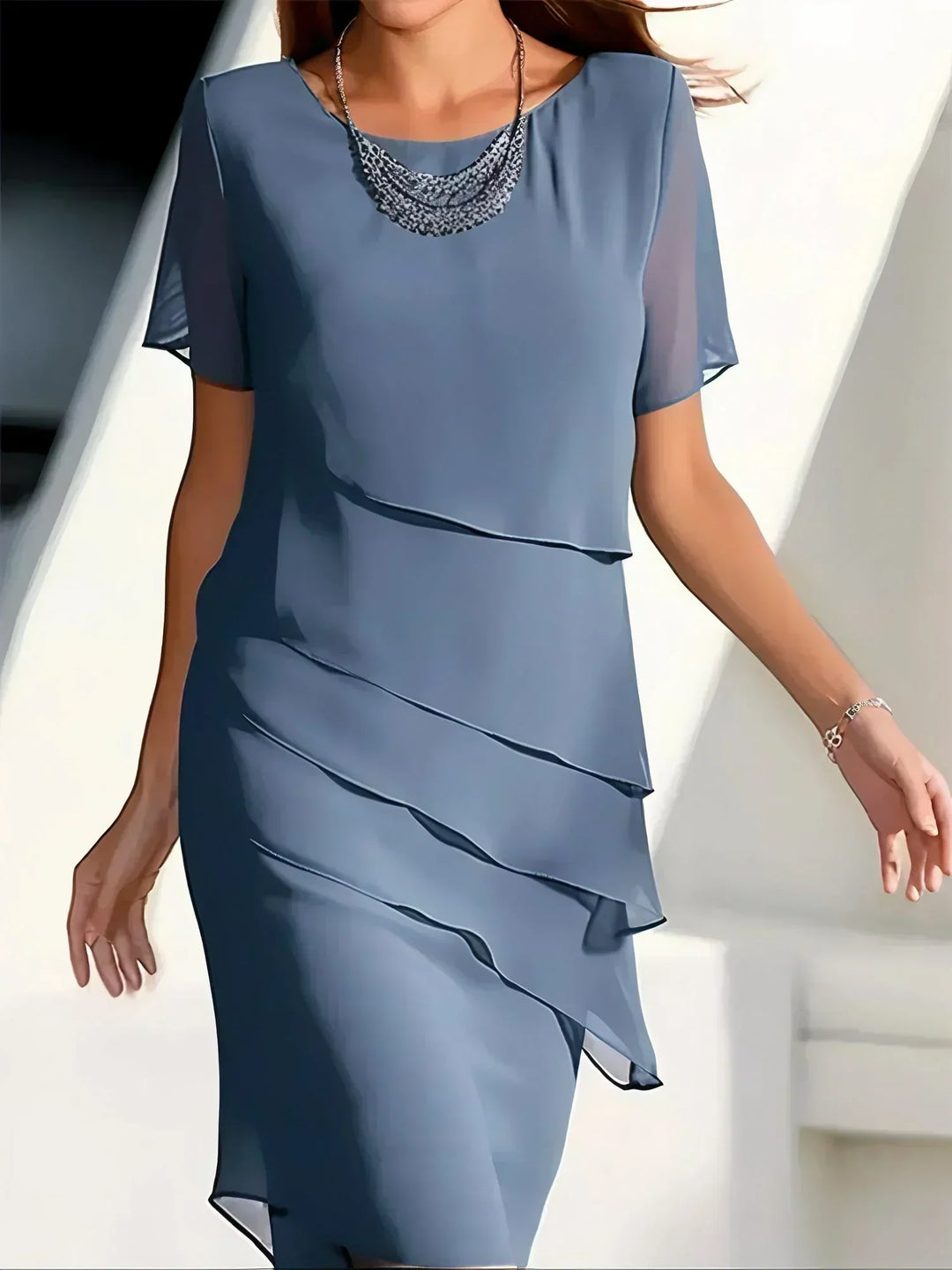 Short Sleeve Dress, Women's Timeless Fit