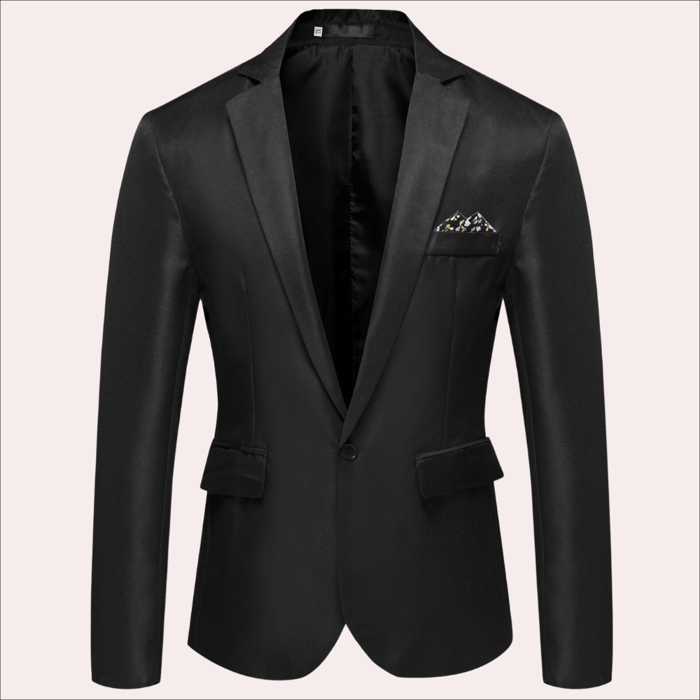 Single-Breasted Blazer, Men's Tailored Fit