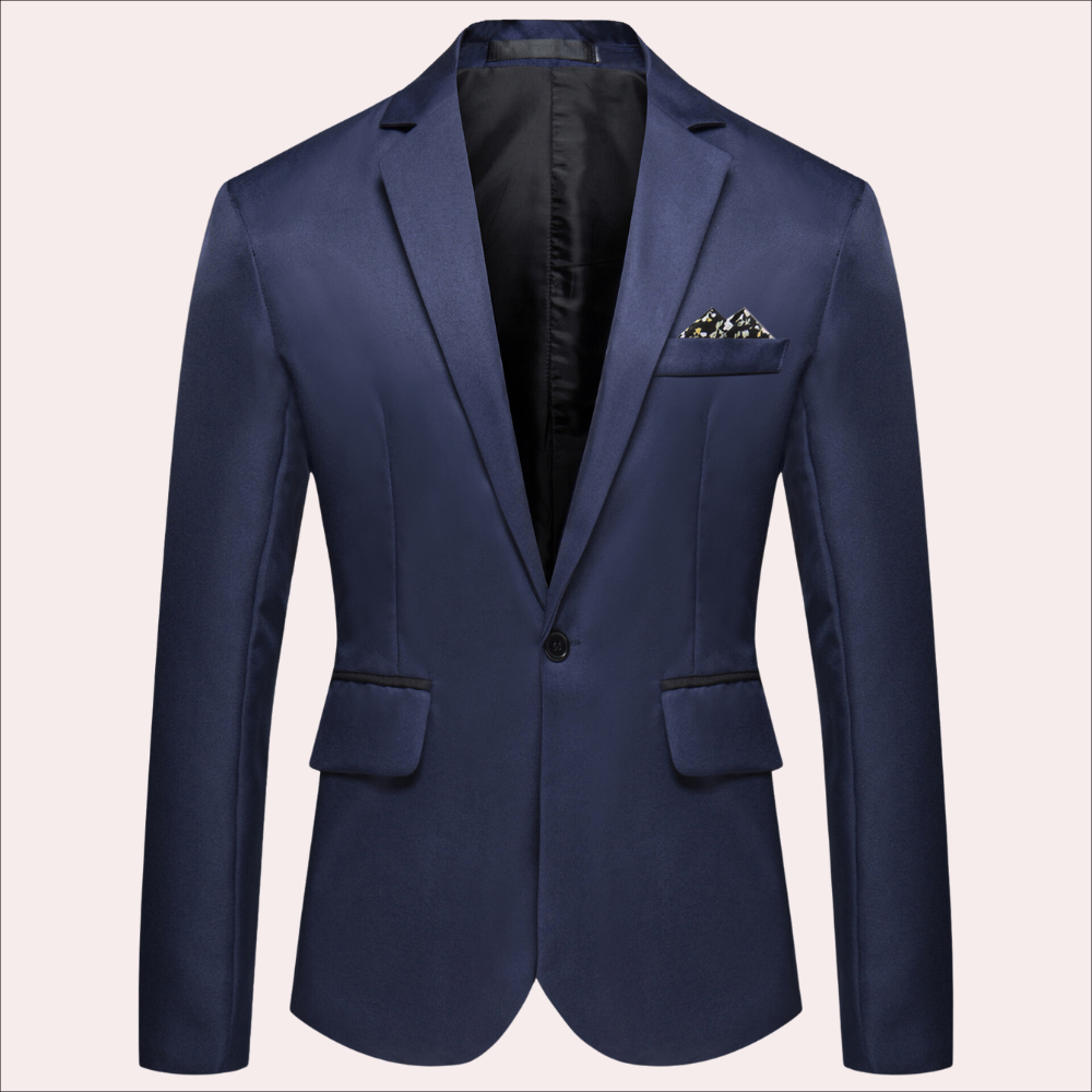 Single-Breasted Blazer, Men's Tailored Fit