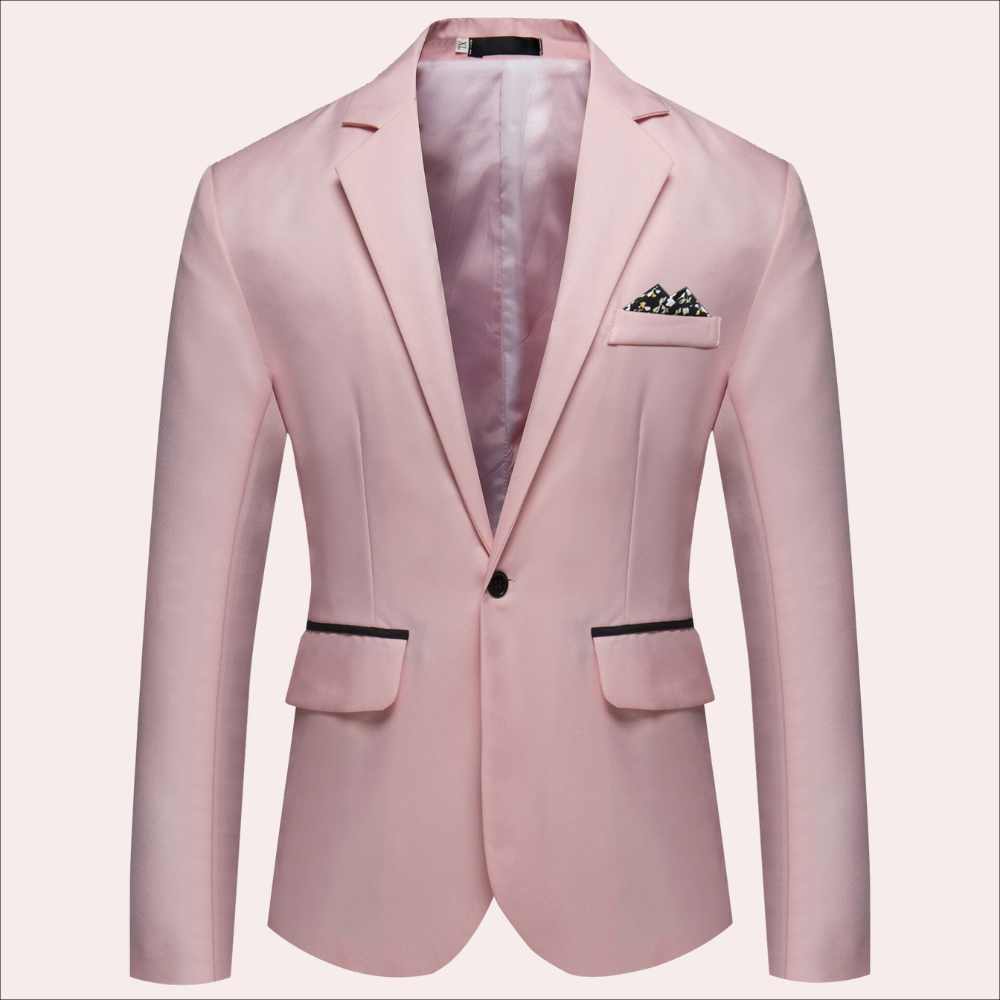 Single-Breasted Blazer, Men's Tailored Fit