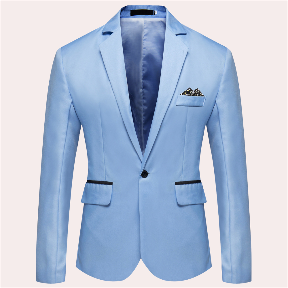 Single-Breasted Blazer, Men's Tailored Fit