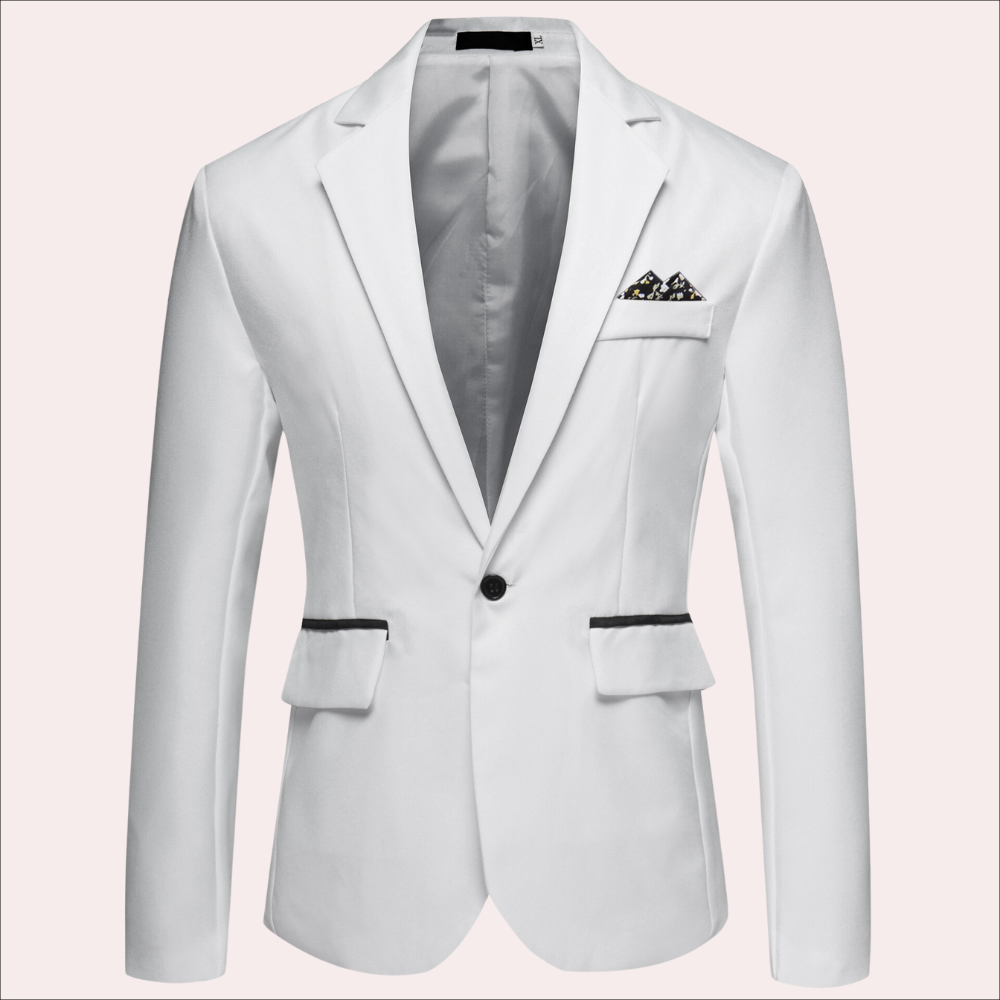 Single-Breasted Blazer, Men's Tailored Fit