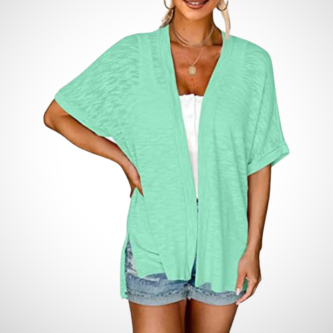 Open-Front Cardigan, Women's Relaxed Fit
