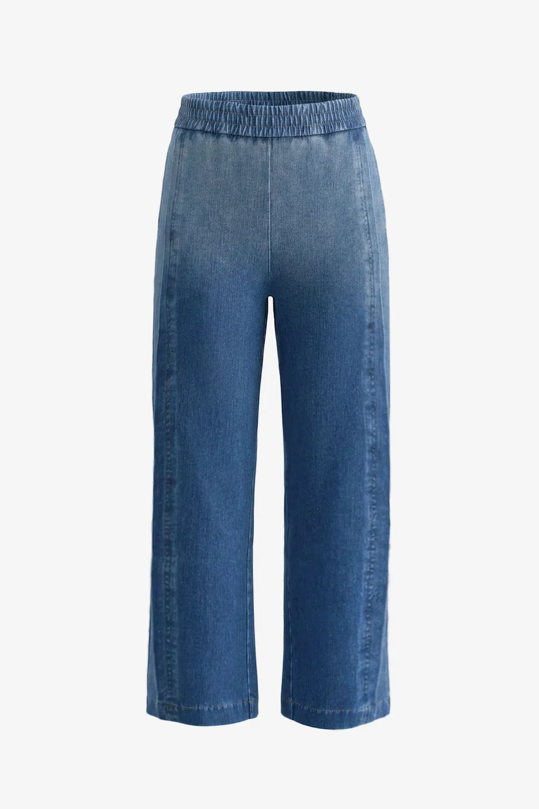 Women's Casual Wide-Leg Cotton Blend Jeans