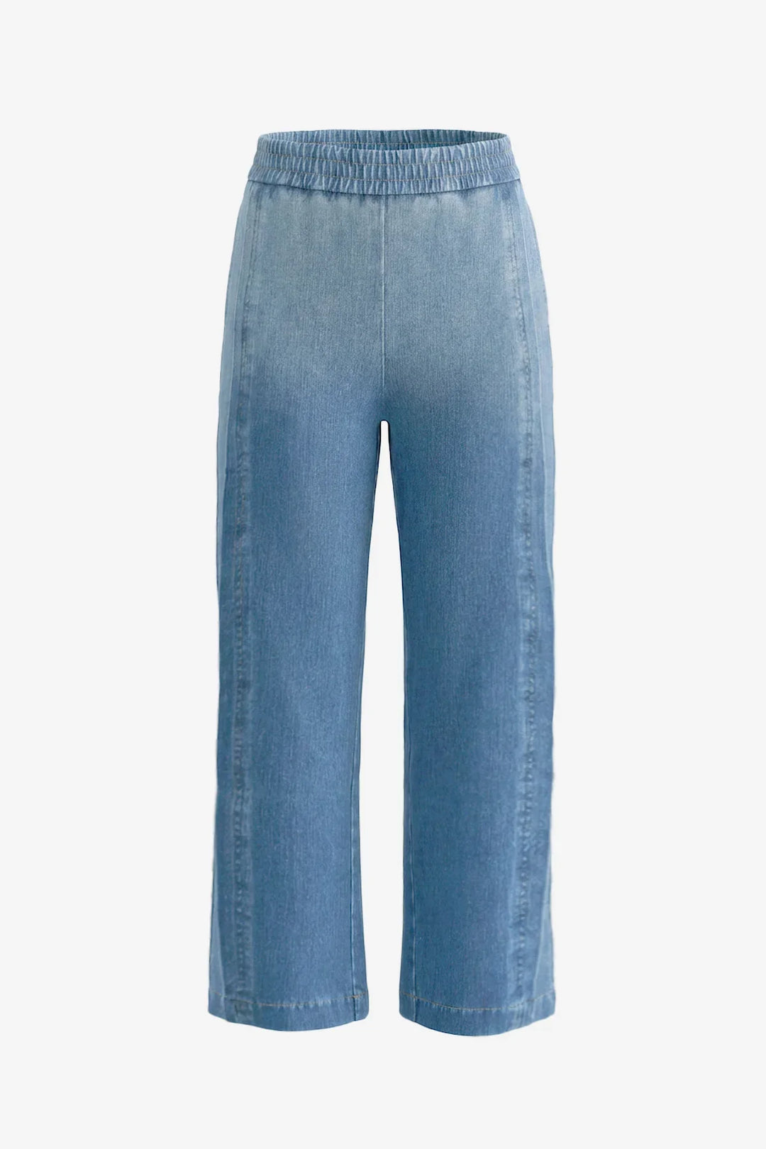 Women's Casual Wide-Leg Cotton Blend Jeans