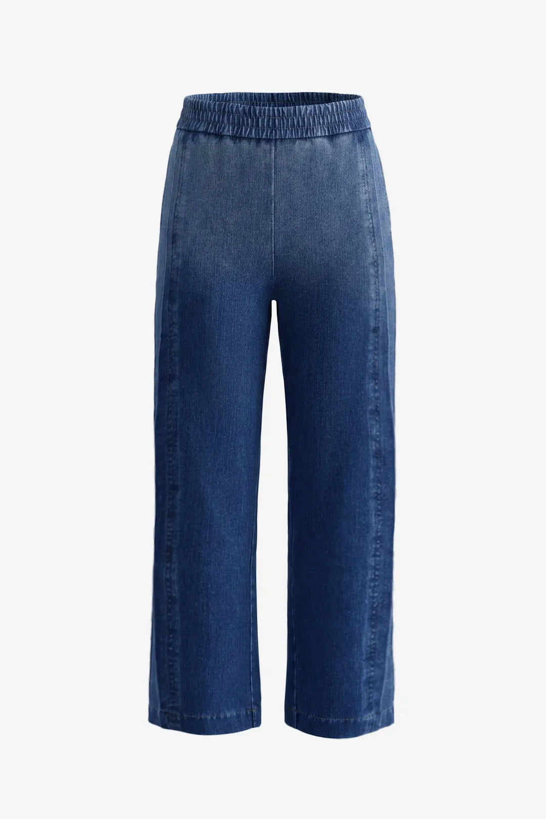 Women's Casual Wide-Leg Cotton Blend Jeans