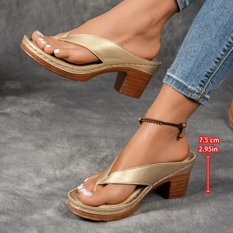 Premium Heeled Sandals for Women, Comfortable Style