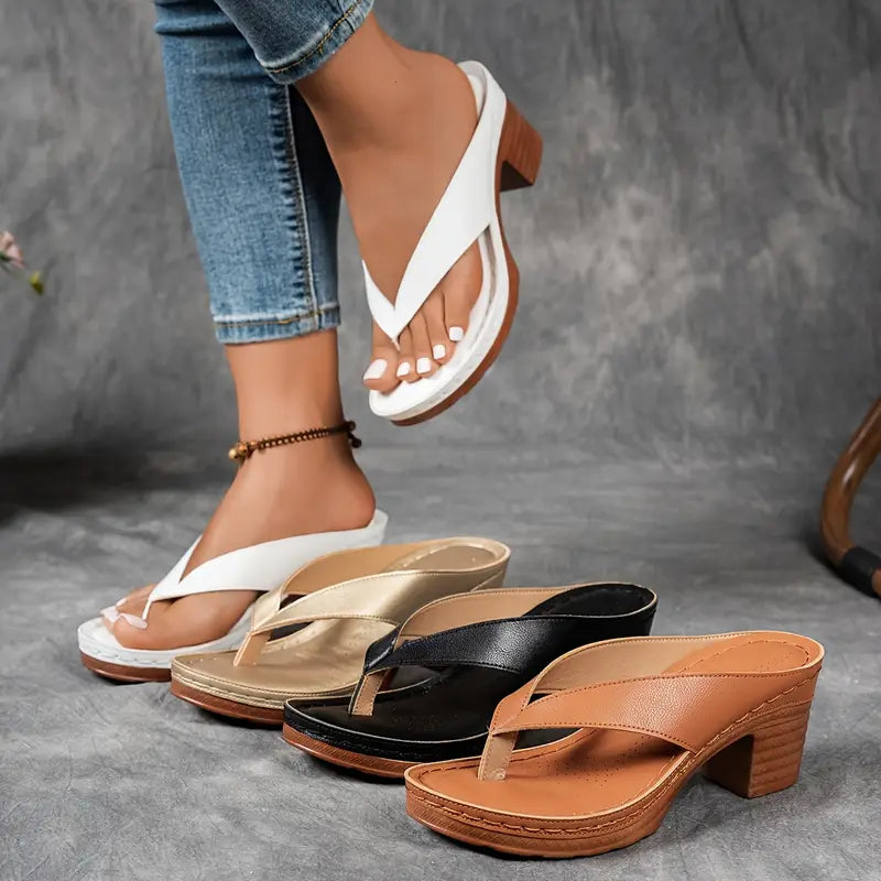 Premium Heeled Sandals for Women, Comfortable Style