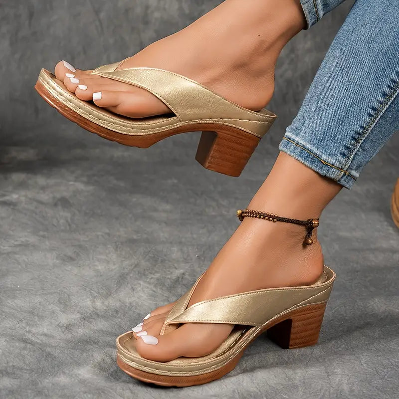 Premium Heeled Sandals for Women, Comfortable Style