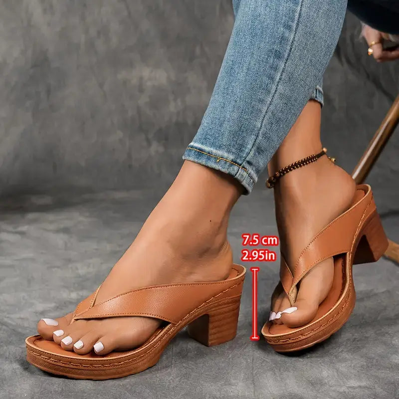 Premium Heeled Sandals for Women, Comfortable Style