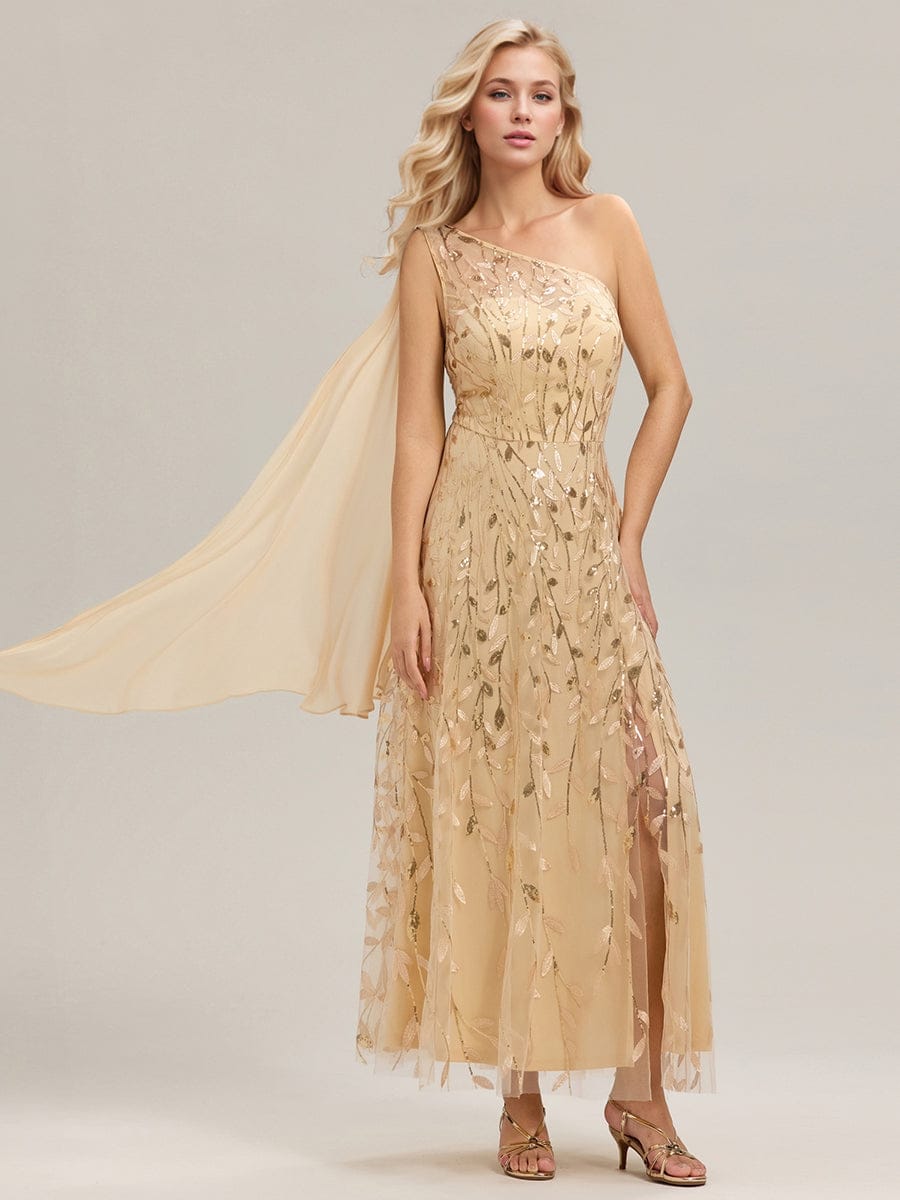 Women's Sleeveless Sequin Maxi Party Dress – Stretch