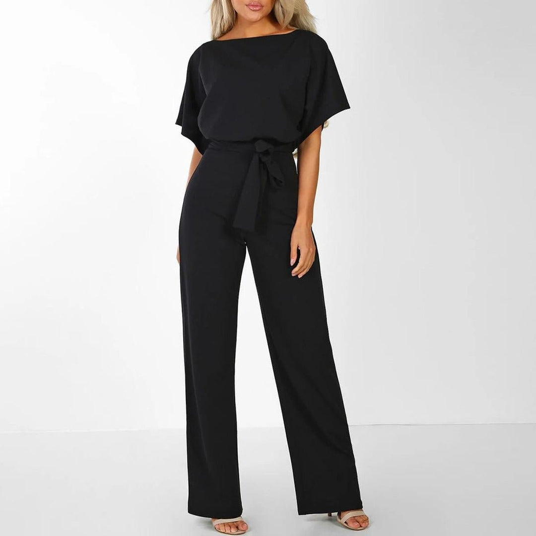 Belted Jumpsuit for Women, Relaxed Style