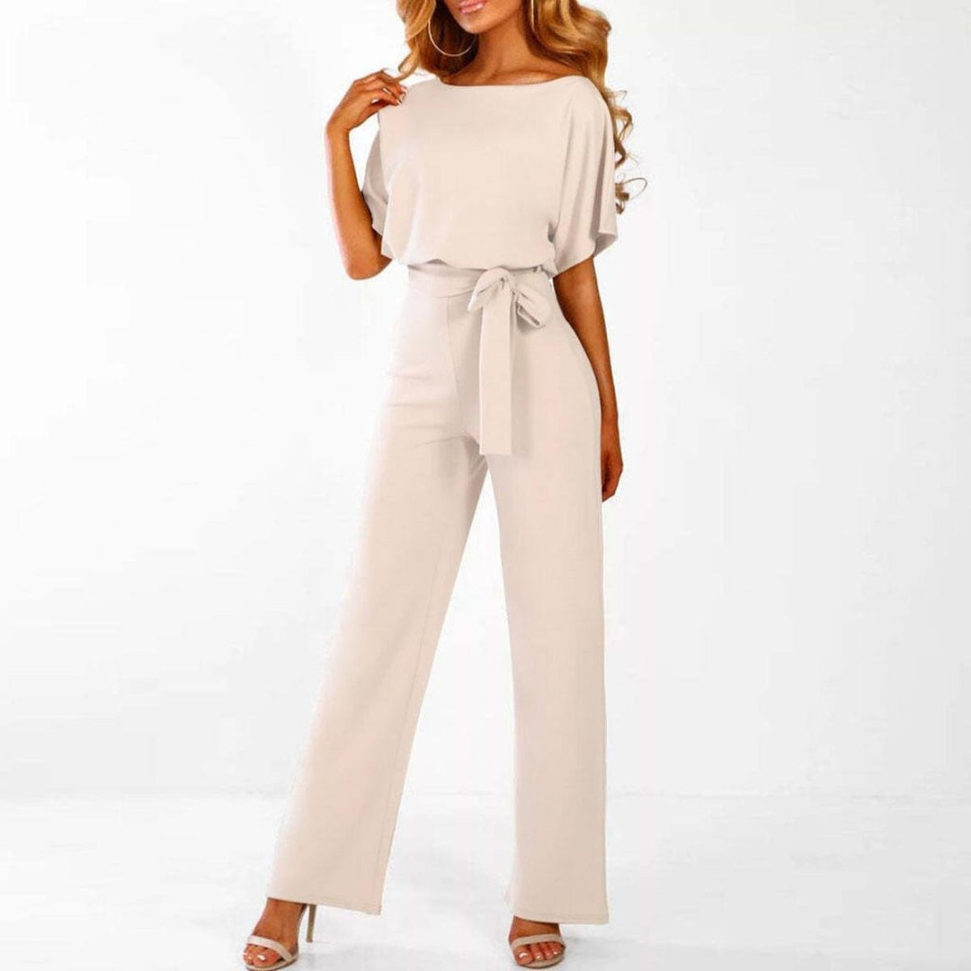 Belted Jumpsuit for Women, Relaxed Style