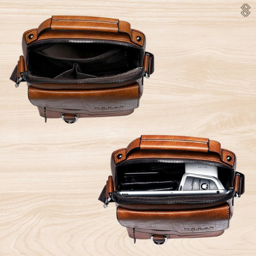 Retro Shoulder Bag, Casual Fit