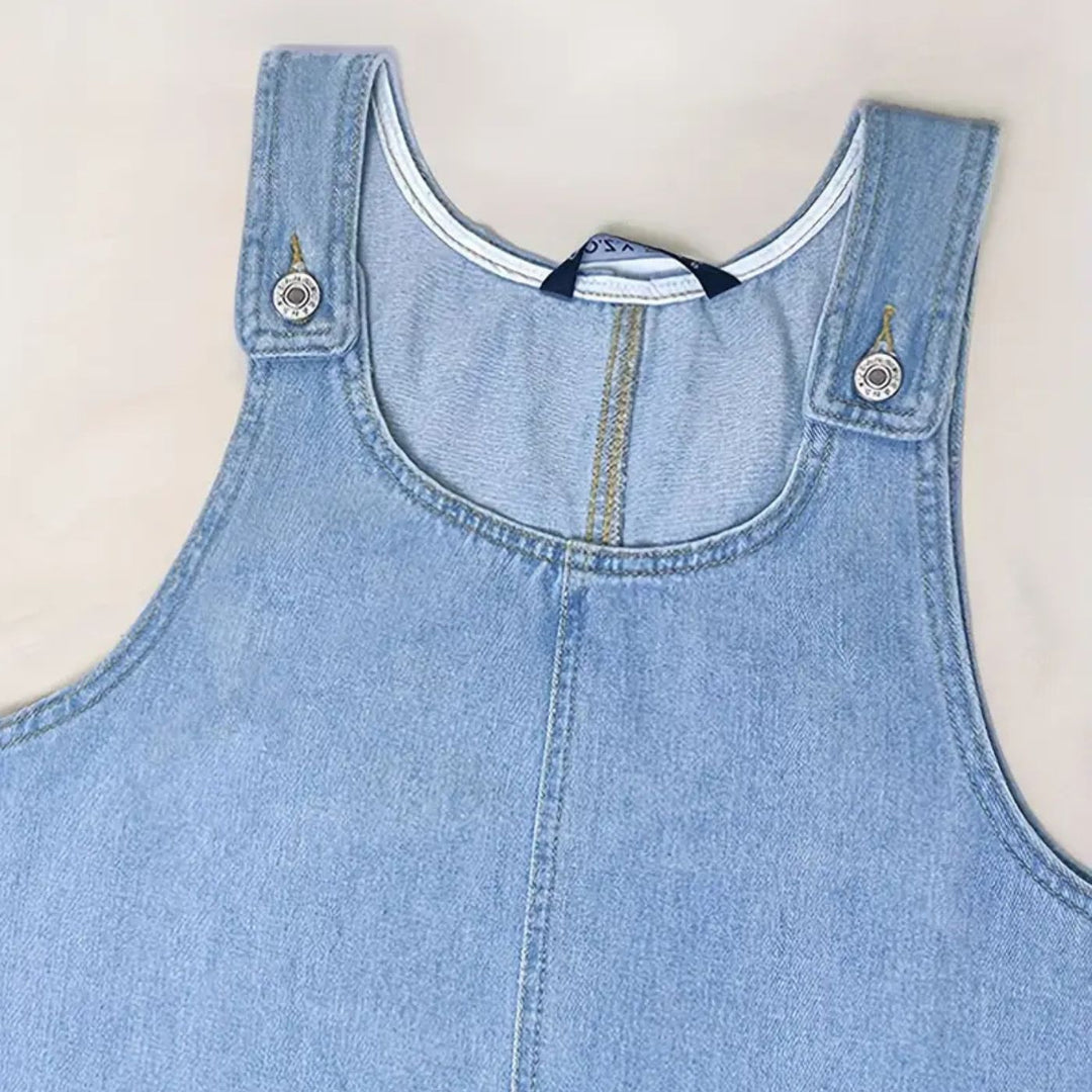Sleeveless Denim Dress, Women's Comfortable Fit