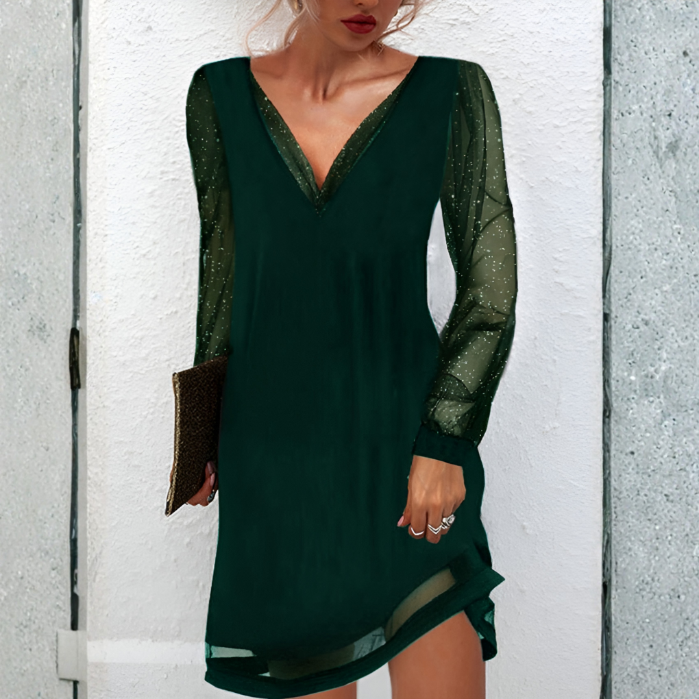 Cinched Waist Dress for Women, Graceful Style