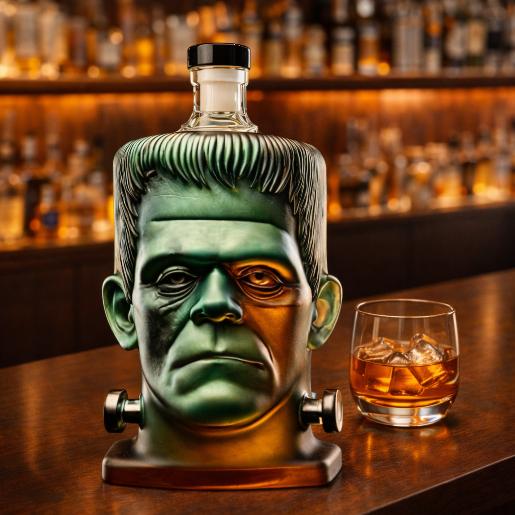 Whisky Bottle Frankenstein Design
