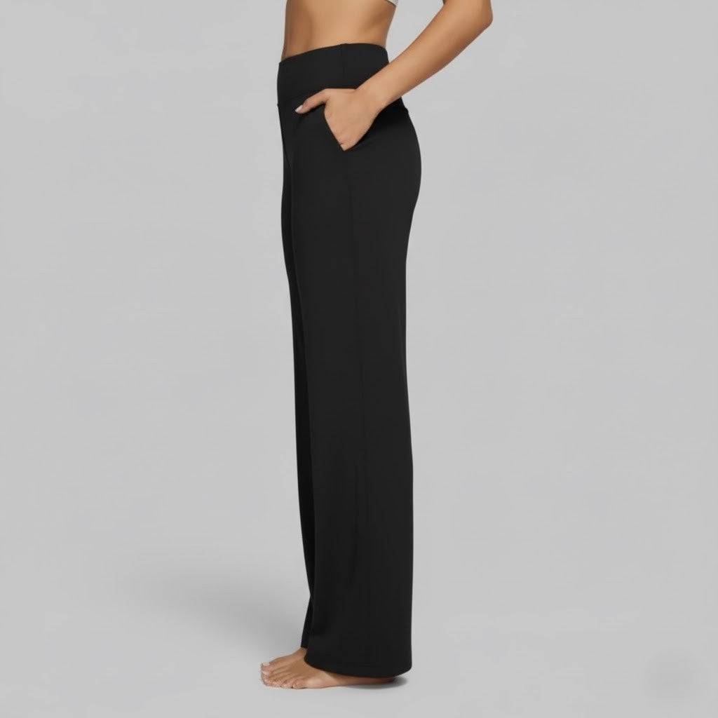 Ladies Relaxed Wide-Leg Pants