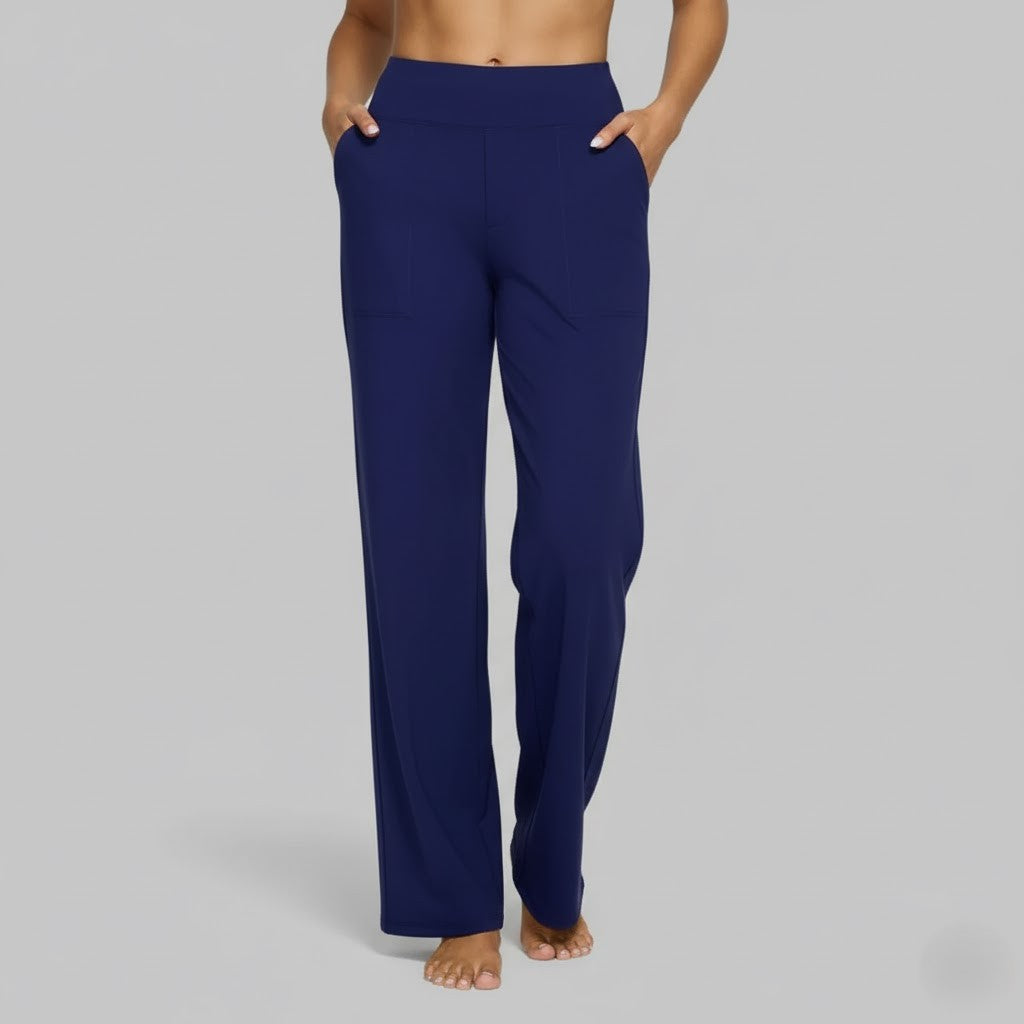 Ladies Relaxed Wide-Leg Pants