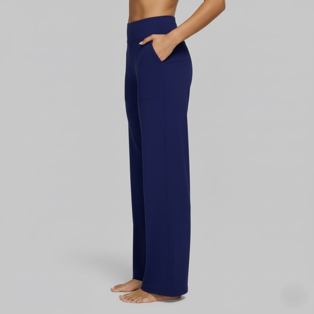 Ladies Relaxed Wide-Leg Pants