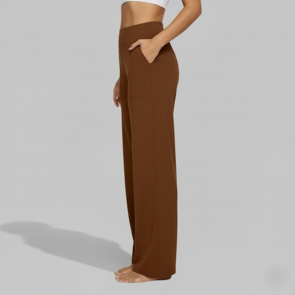 Ladies Relaxed Wide-Leg Pants
