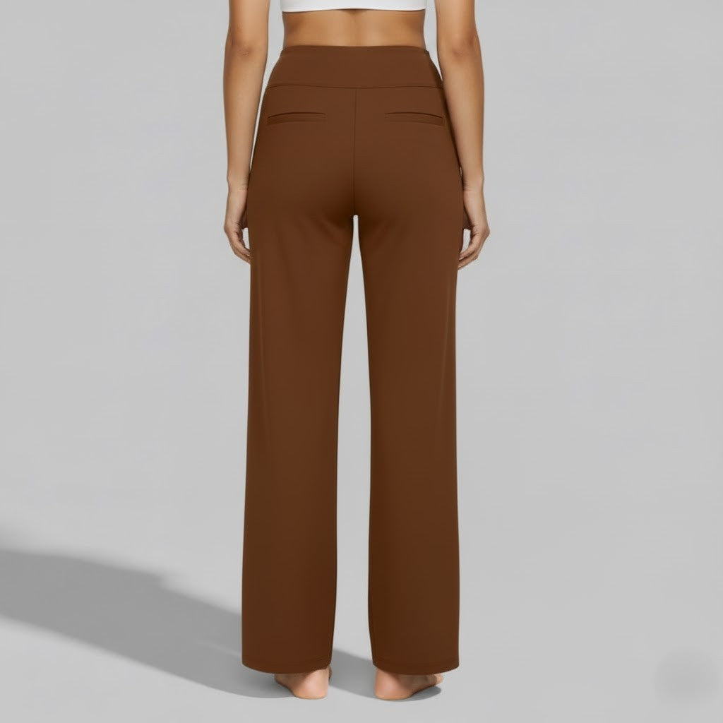 Ladies Relaxed Wide-Leg Pants