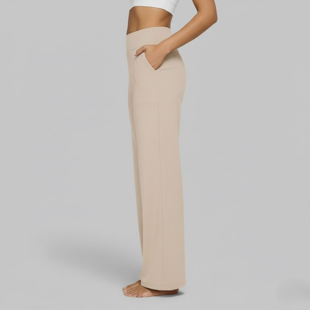 Ladies Relaxed Wide-Leg Pants