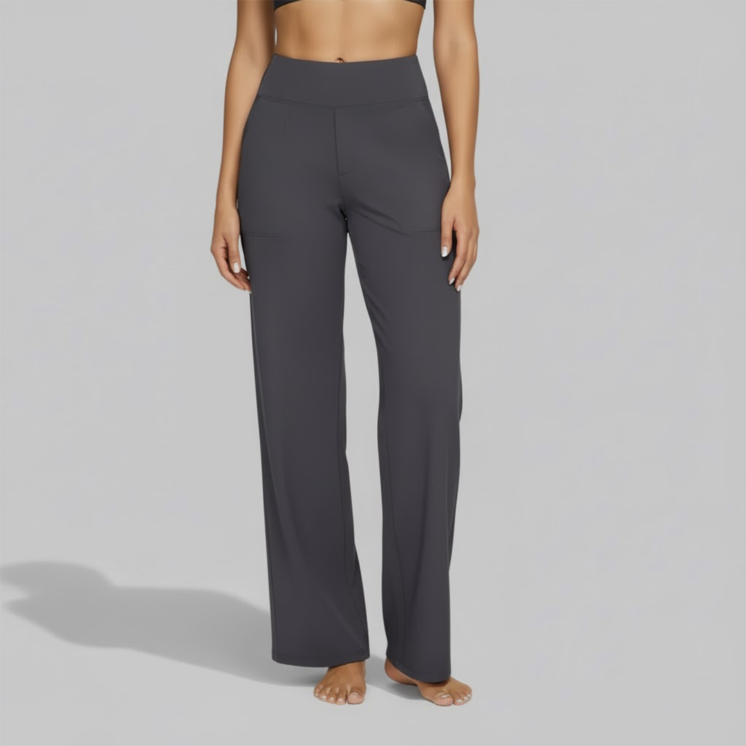 Ladies Relaxed Wide-Leg Pants