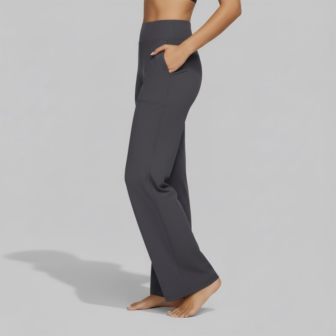Ladies Relaxed Wide-Leg Pants