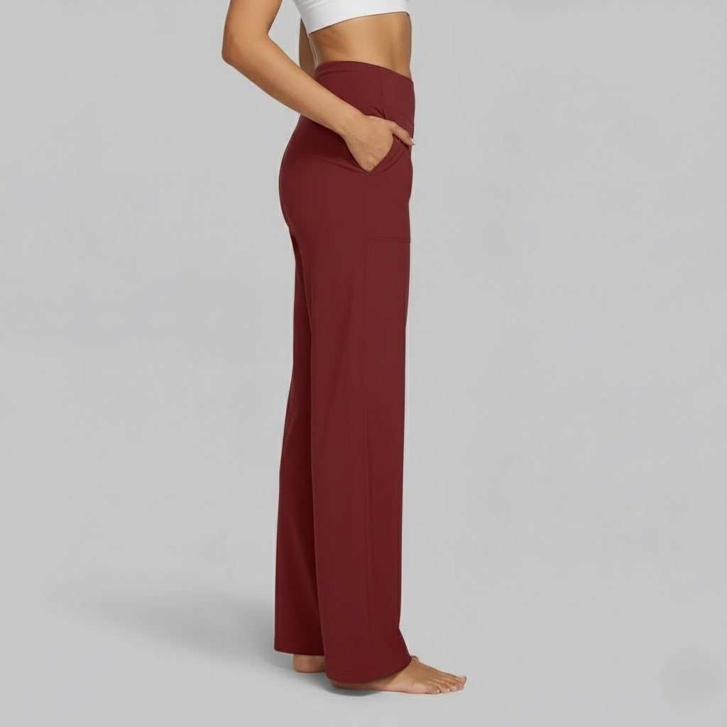 Ladies Relaxed Wide-Leg Pants
