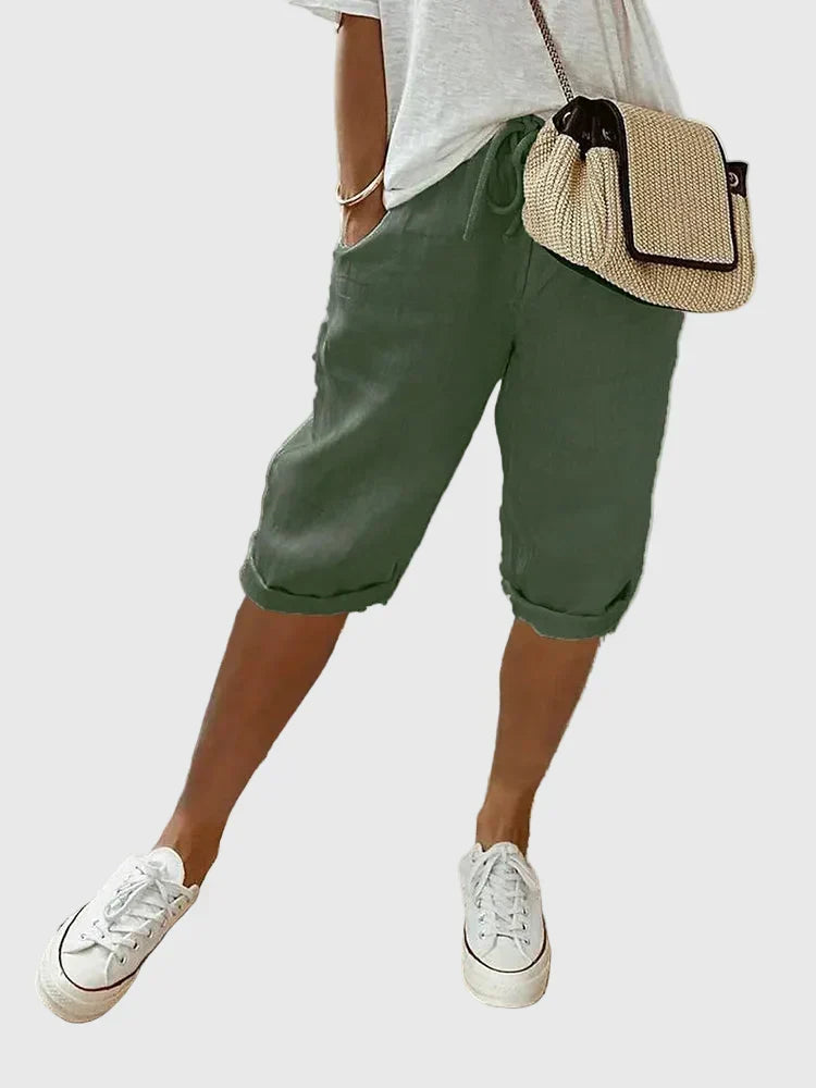 Soft Tailored Comfort Shorts for Women