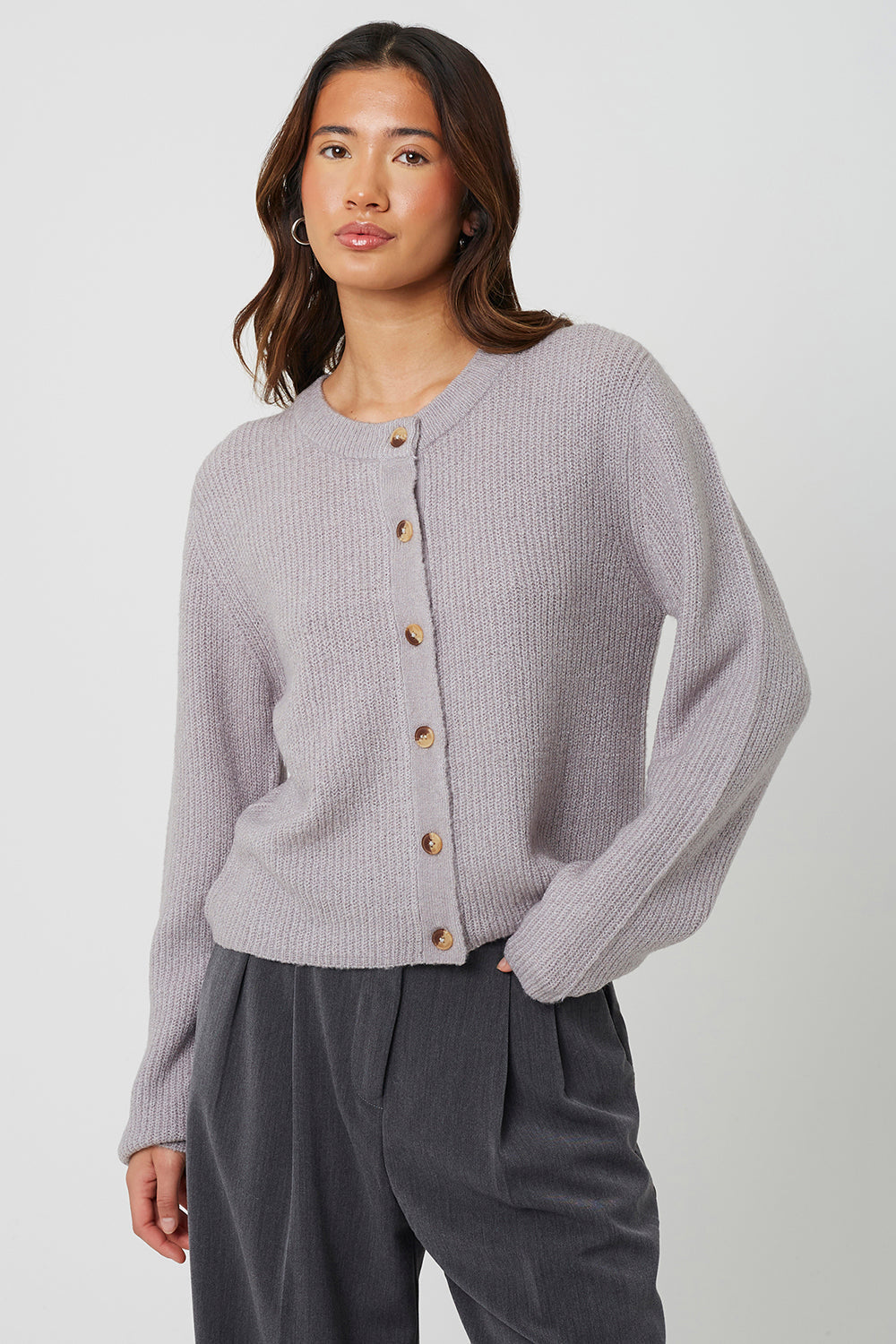 Women's Long Sleeve Knit Cardigan