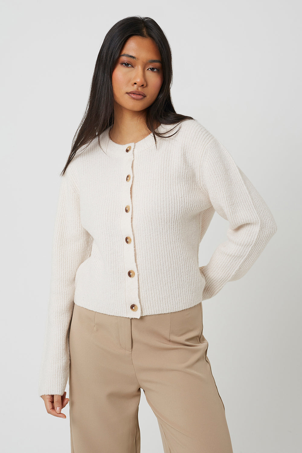 Women's Long Sleeve Knit Cardigan