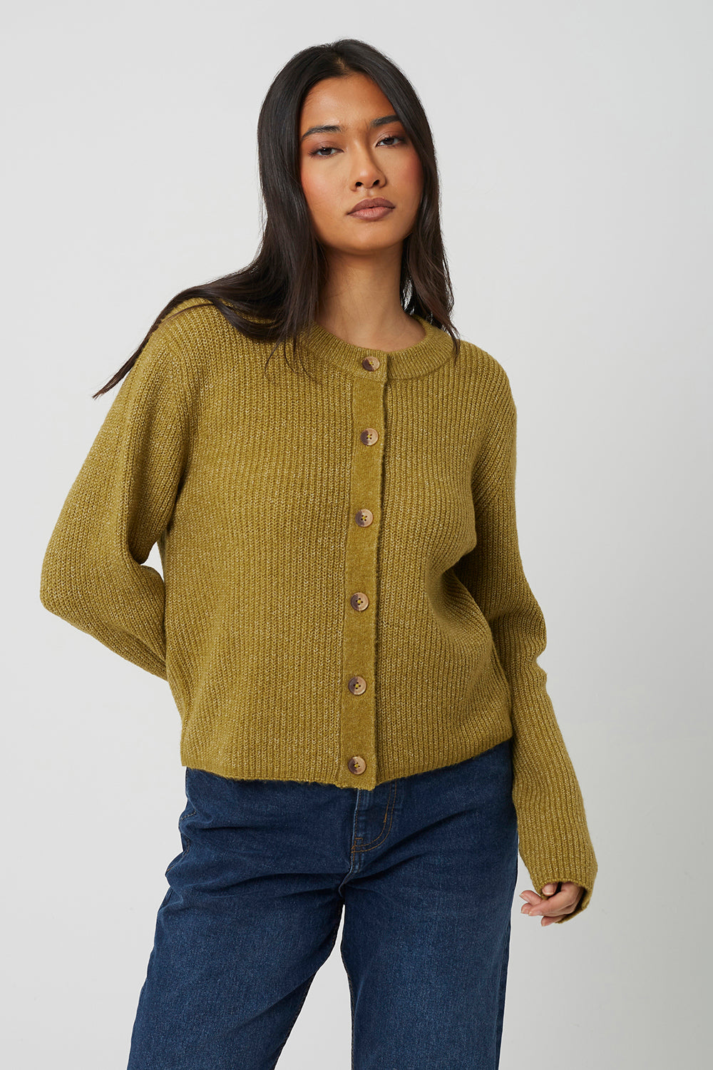 Women's Long Sleeve Knit Cardigan