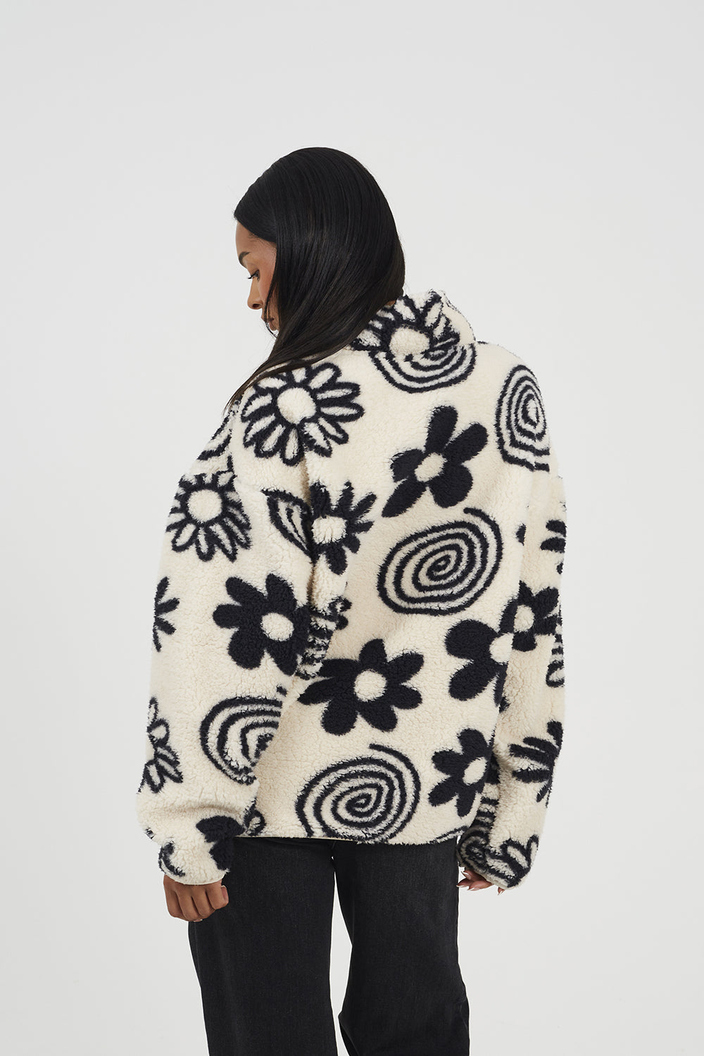 Women's Sherpa Quarter-Zip Sweater