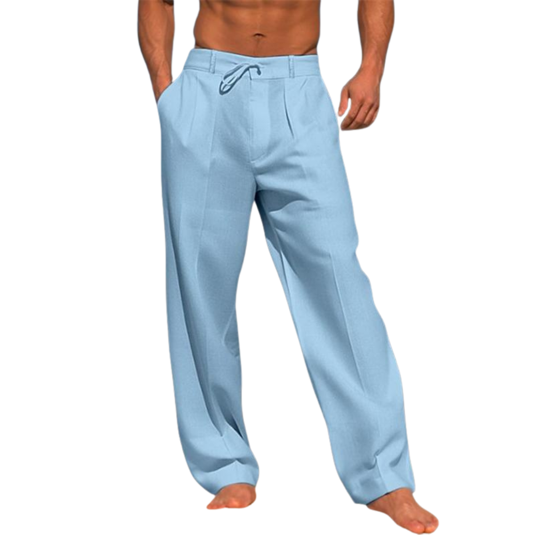 Men's Classic Plain Wide Trousers