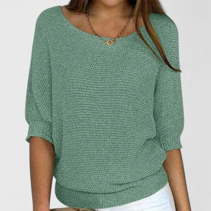 Batwing Sweater for Women, Relaxed Style
