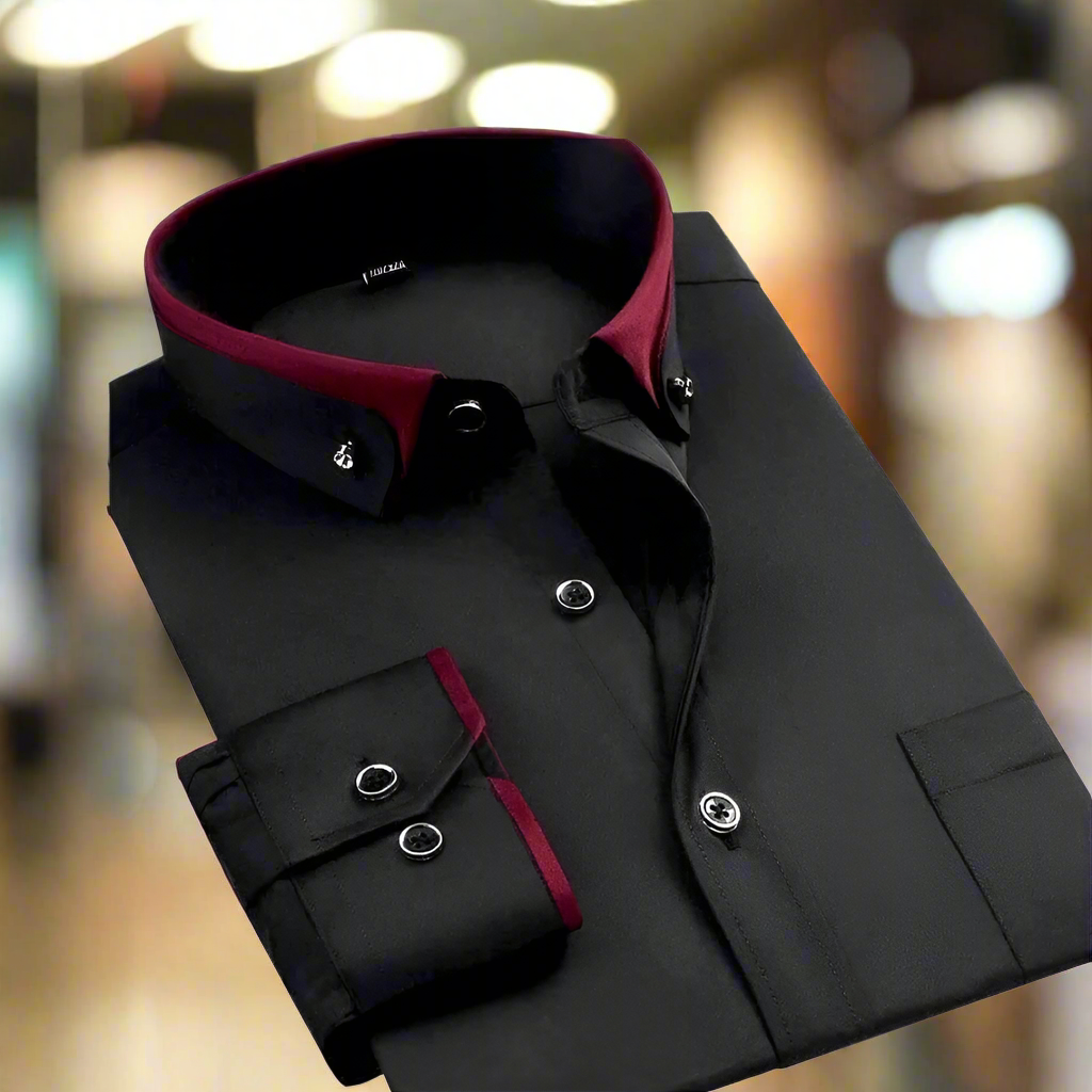 Long-Sleeve Shirt for Men, Classic Style