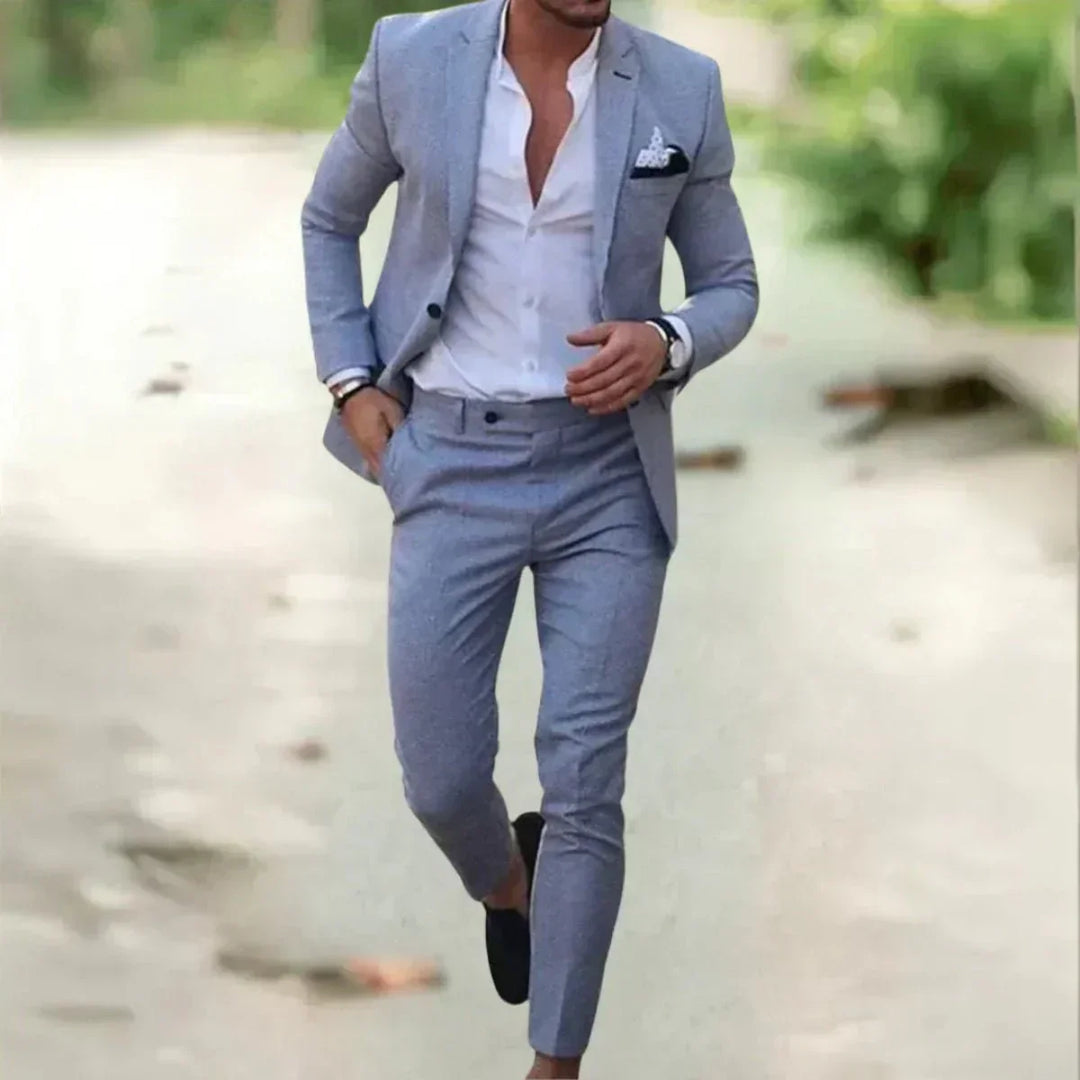 Two-Piece Suit for Men, Tailored Style