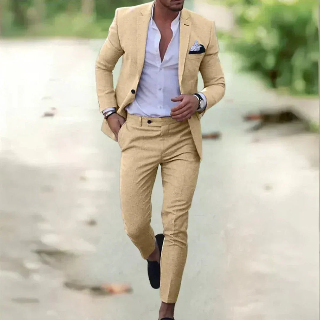 Two-Piece Suit for Men, Tailored Style