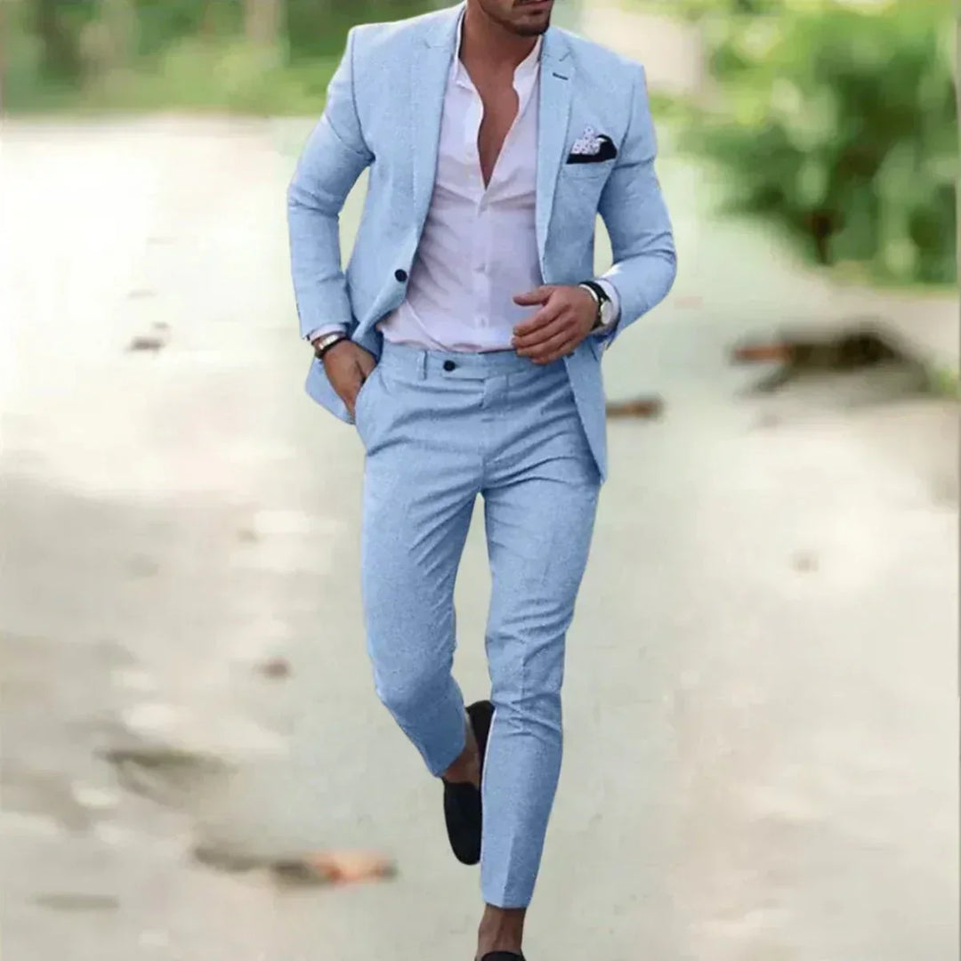 Two-Piece Suit for Men, Tailored Style