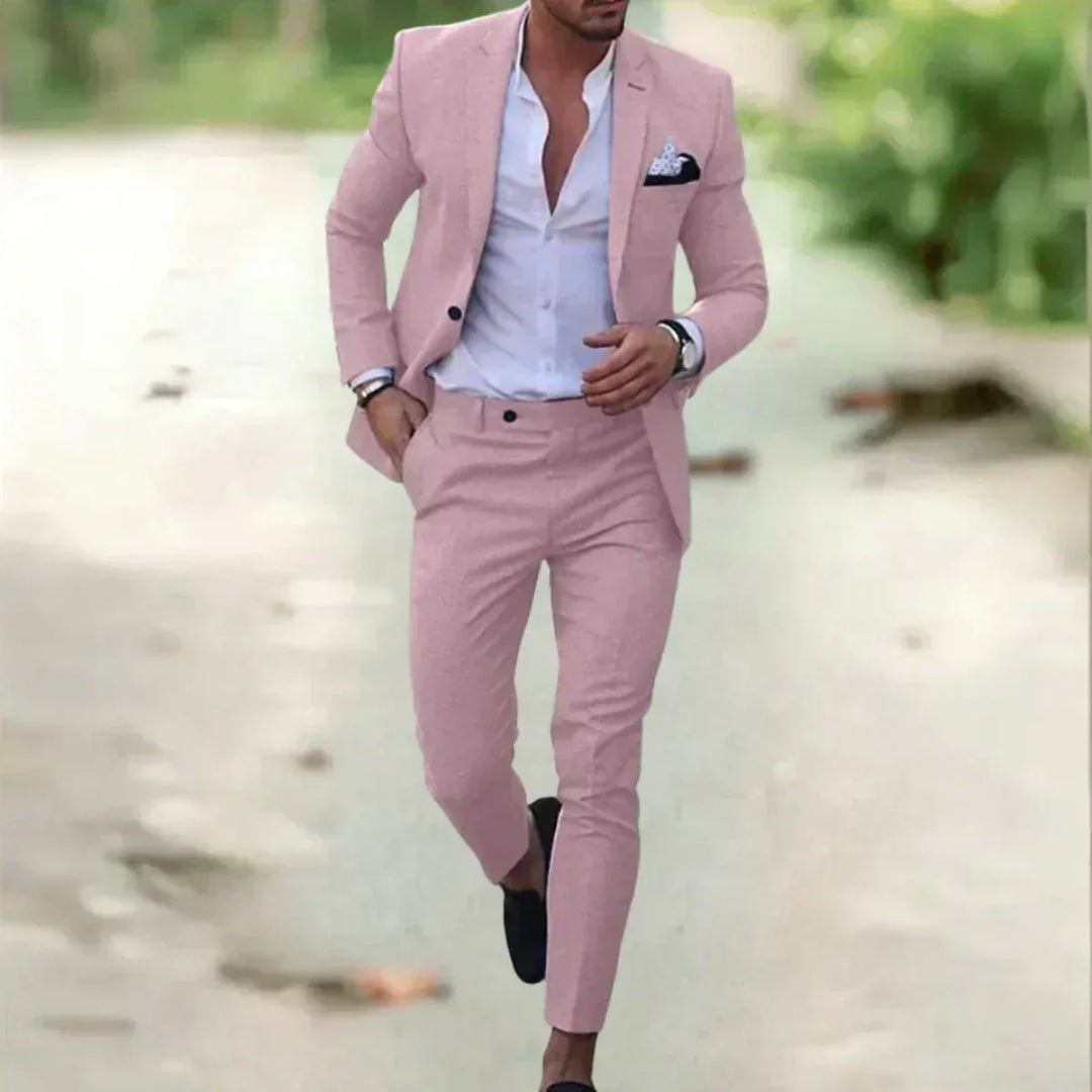 Two-Piece Suit for Men, Tailored Style