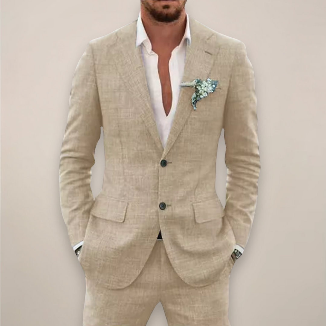Tailored Two-Piece Suit for Men, Plus Size