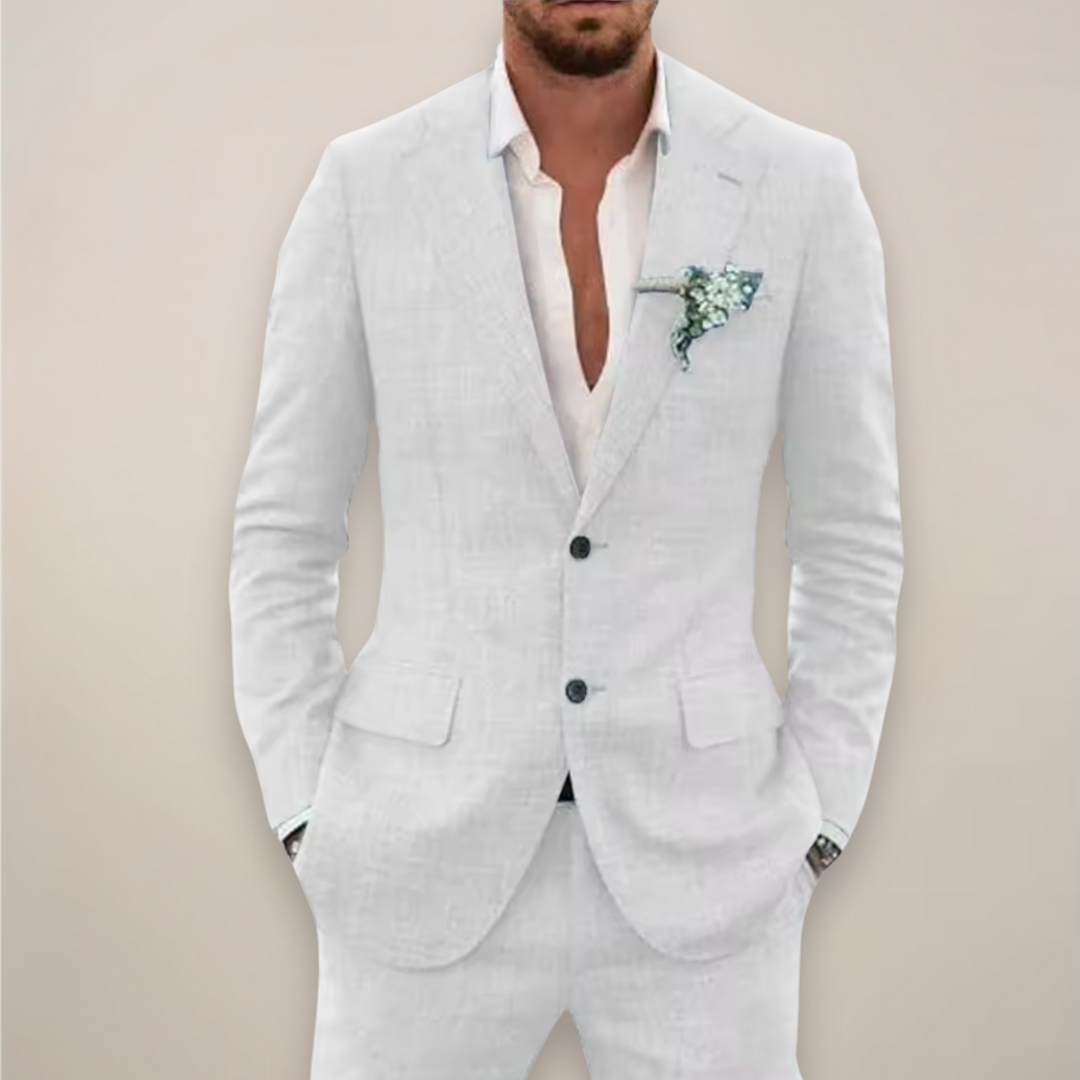 Tailored Two-Piece Suit for Men, Plus Size